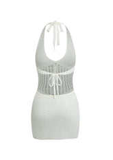 Knit Halter Mini Dress